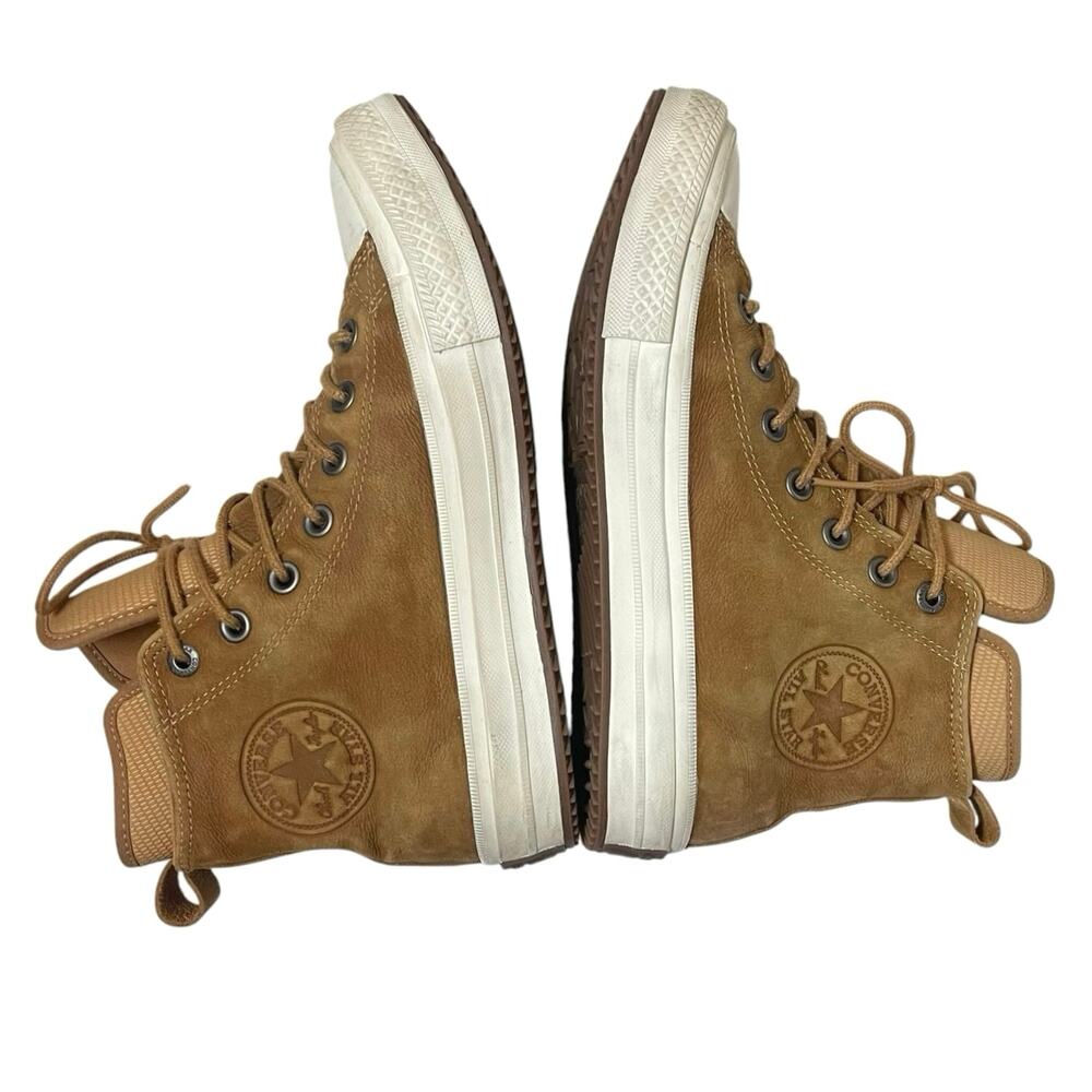 Converse Chuck Taylor All Star Leather Waterproof Sugar Raw High Boots W 8 M 6 - Picture 2 of 10